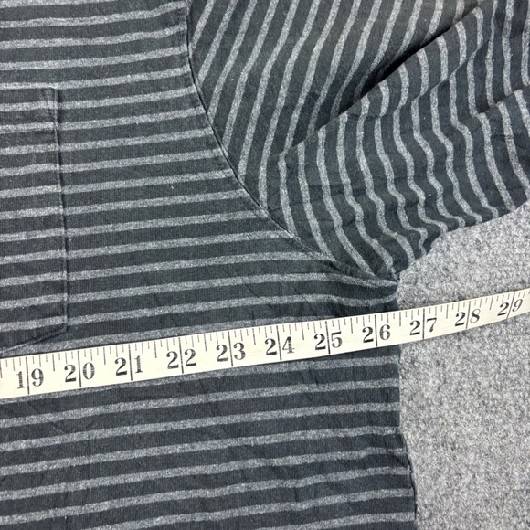 CARHARTT Men Original Fit Black/Grey Stripe Short Sleeve Shirt Front Pocket 2XL - Picture 5 of 6